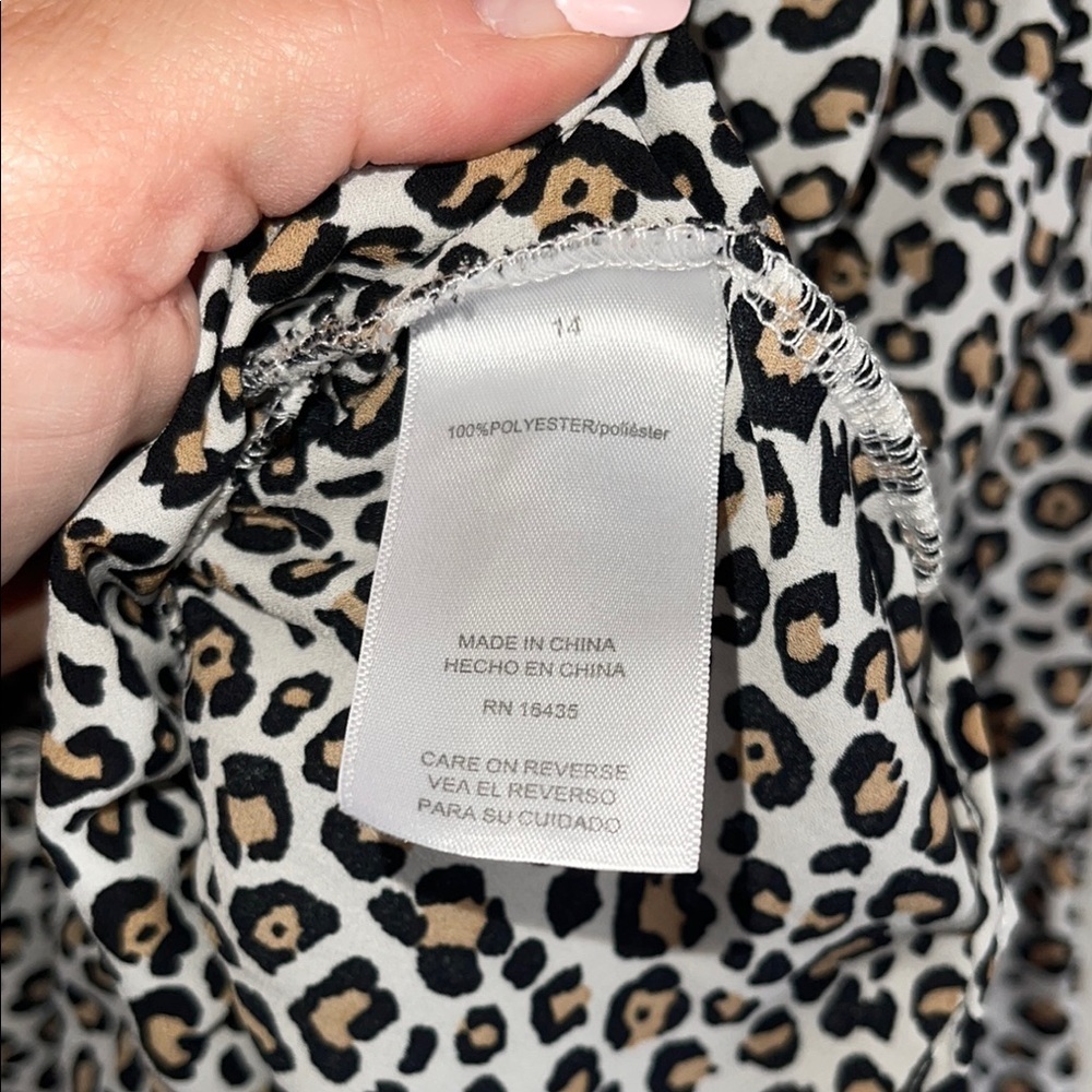 Leopard Patterned Ruffle Skirt for Kids - Picture 4 of 6